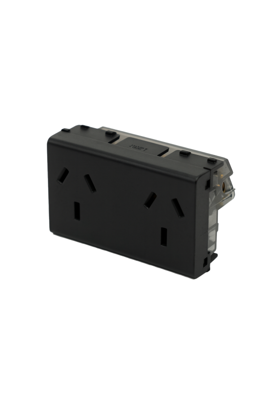 Tomacoriente Doble Bin Negro
